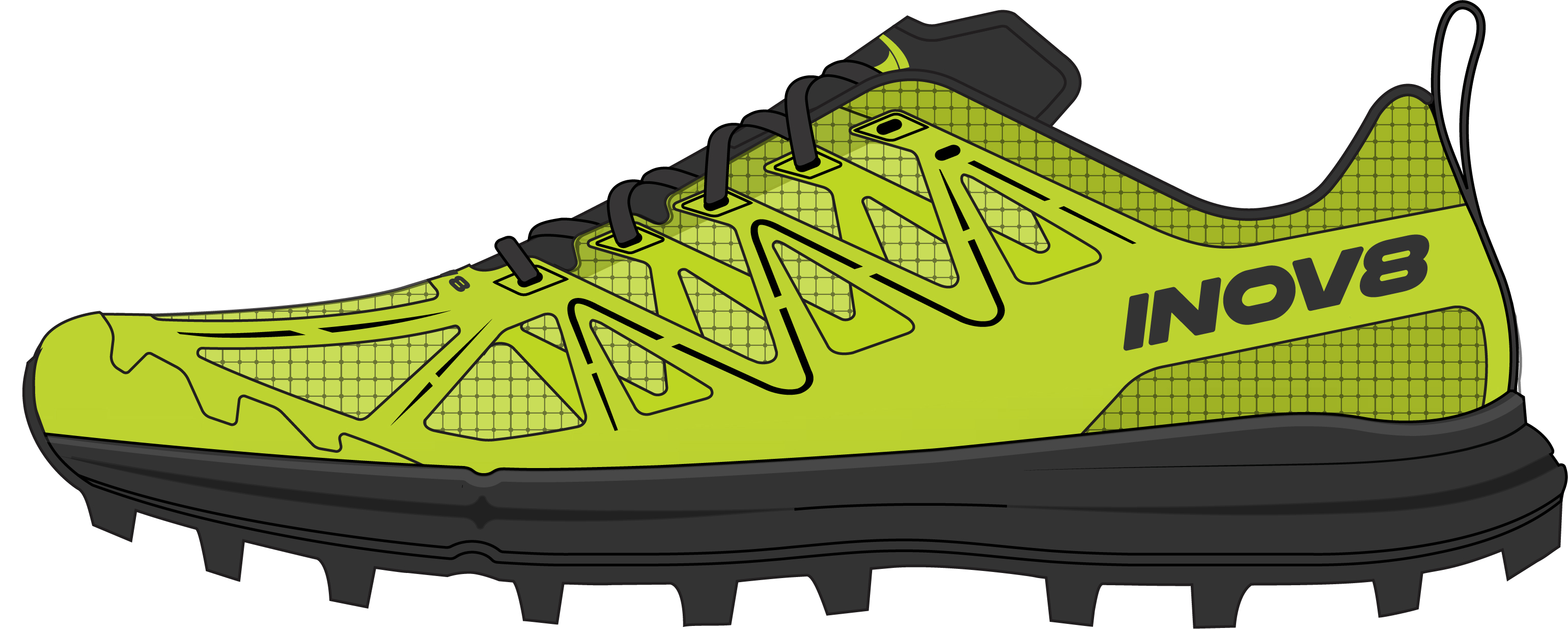 Image Inov8  Mudtalon Zero V2  Femme VERT/NOIR  W9